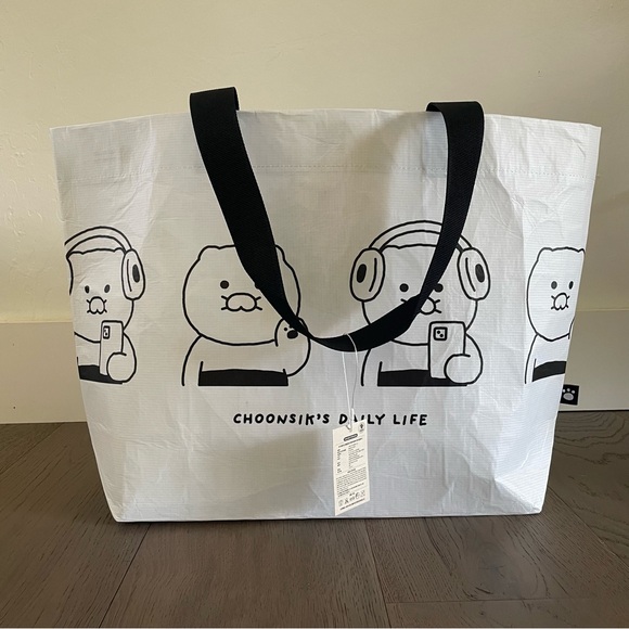 🇰🇷 KAKAO FRIENDS Choonsik’s Daily Life Reusable Bag 🇰🇷 춘식 카카오프렌스 - Picture 10 of 11